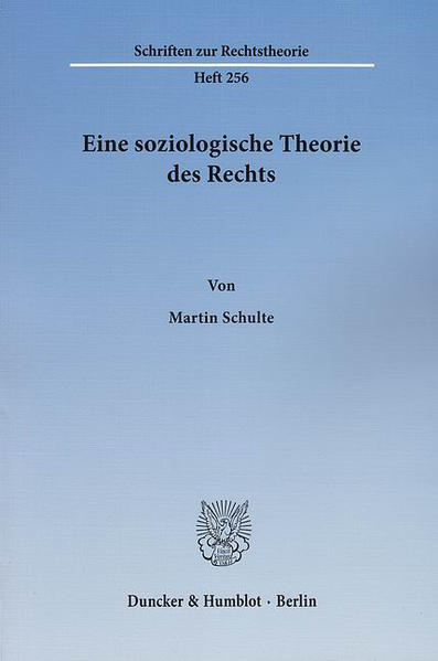Eine soziologische Theorie des Rechts.