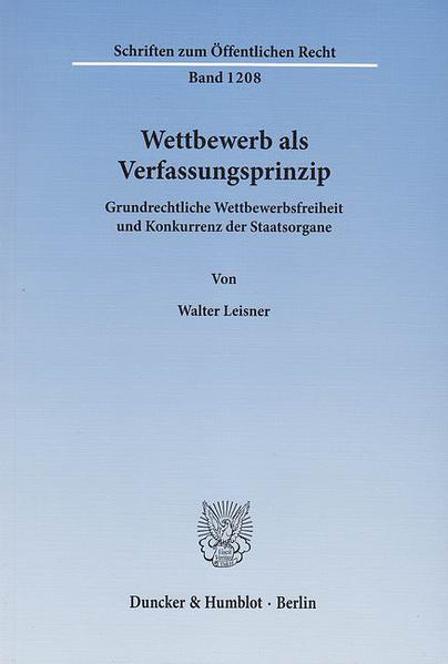 Wettbewerb als Verfassungsprinzip.