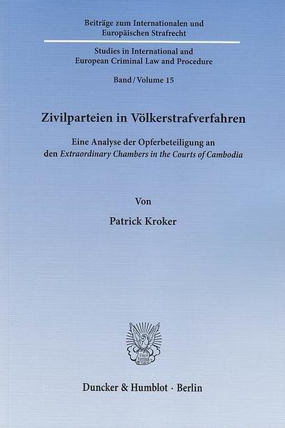 Zivilparteien in Völkerstrafverfahren.