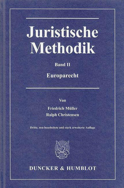 Juristische Methodik.
