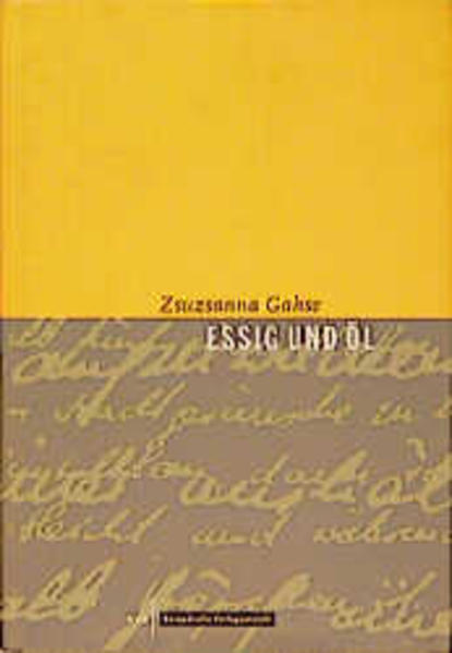 Essig und Öl