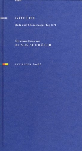 Rede zum Shakespeares-Tag 1771