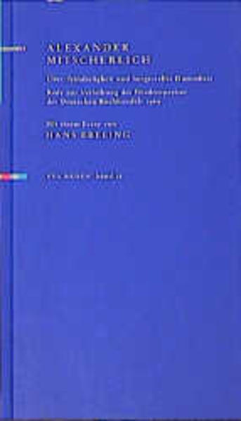 Über Feindseligkeit und hergestellte Dummheit Rede zur Verleihung des Friedenspreises des Deutschen Buchhandels 1969
