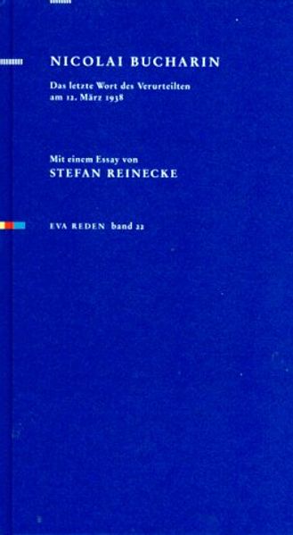 Das letzte Wort des Verurteilten am 12. März 1938