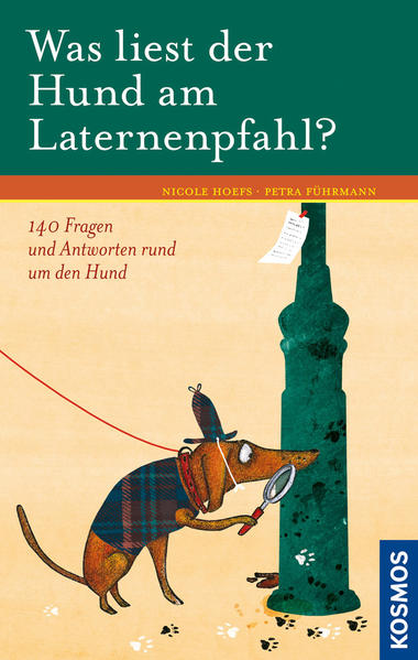 Was liest der Hund am Laternenpfahl