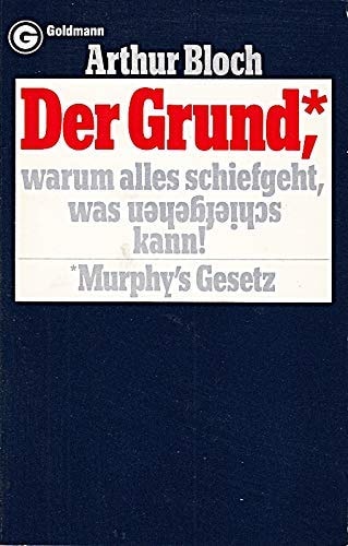 Der Grund, warum alles schief geht...