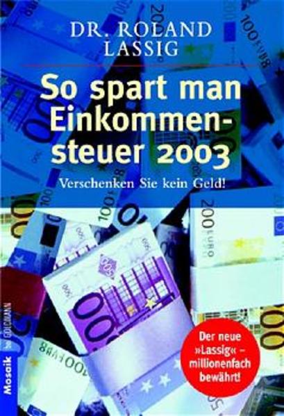 So spart man Einkommensteuer 2003