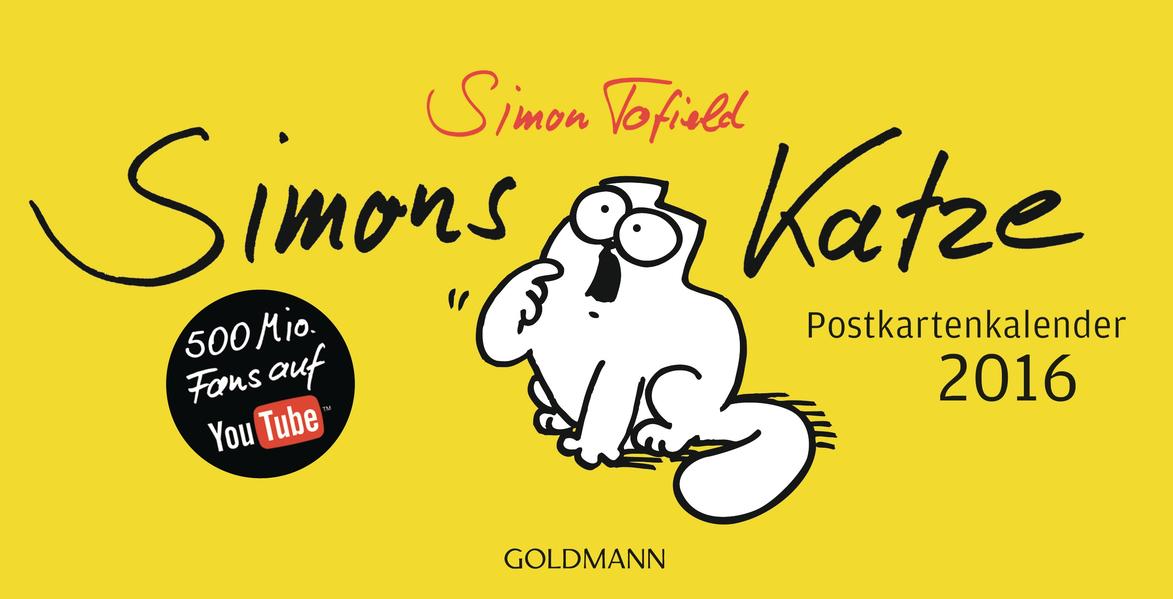 Simons Katze - Postkartenkalender 2016