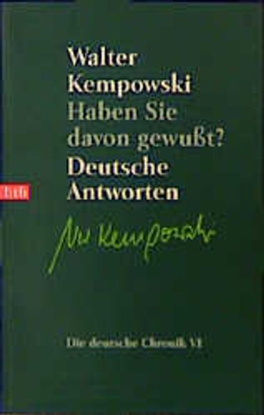 Haben Sie davon gewußt?