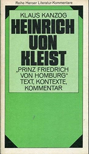 Heinrich von Kleist. 'Prinz Friedrich von Homburg'.