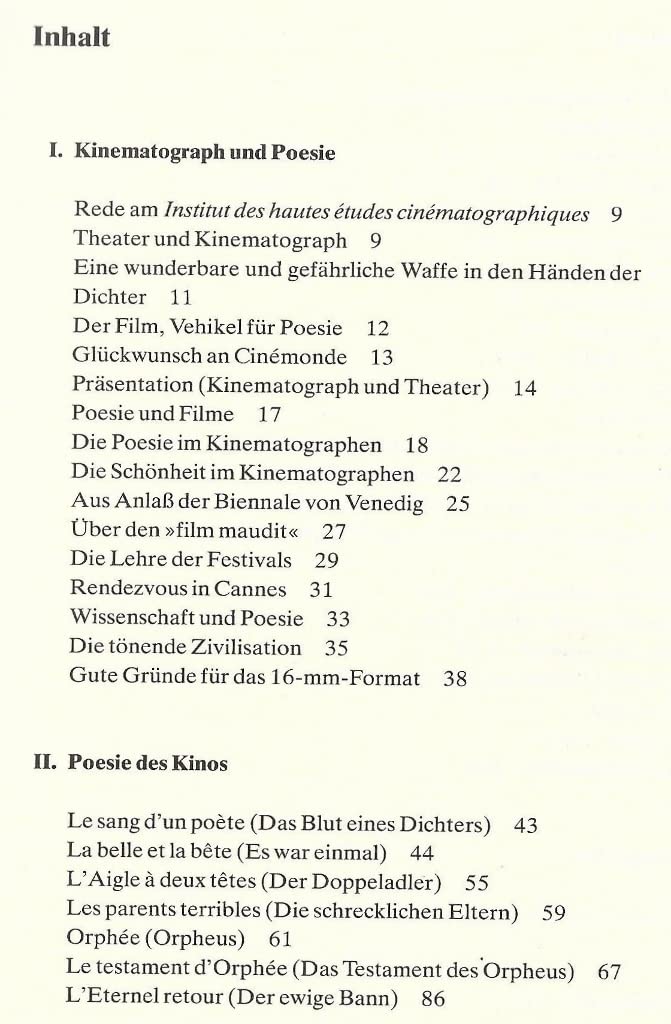 Kino und Poesie