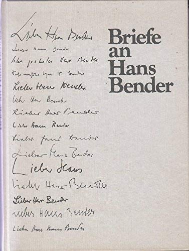 Briefe an Hans Bender