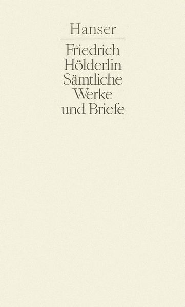 Sämtliche Werke und Briefe Band II