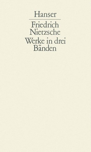 Werke in drei Bänden mit Index