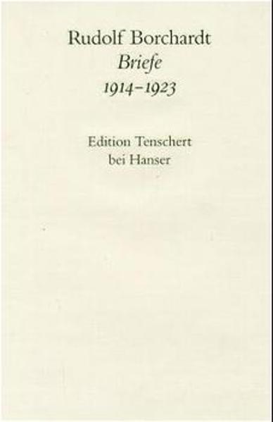 Gesammelte Briefe 1914-1923
