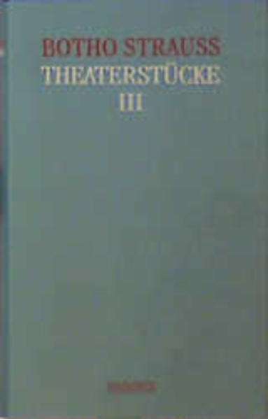 Theaterstücke III