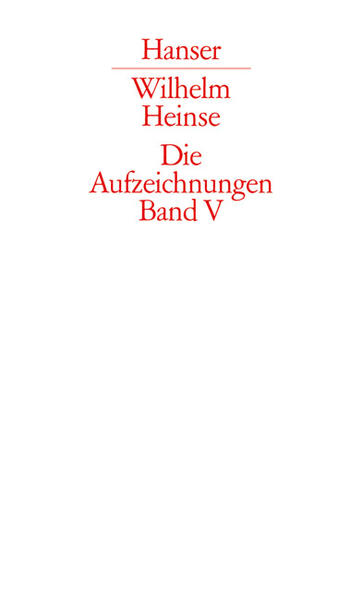 Die Aufzeichnungen. Frankfurter Nachlass