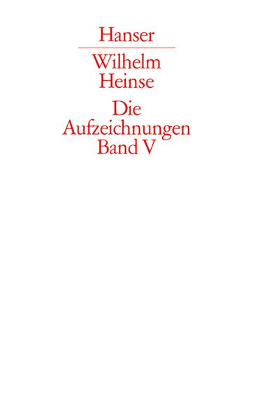 Die Aufzeichnungen. Frankfurter Nachlass