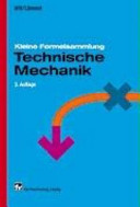 Kleine Formelsammlung Technische Mechanik