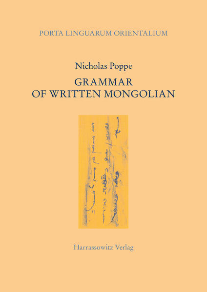 Grammar of Written Mongolian