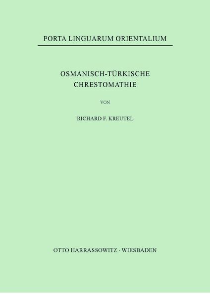 Osmanisch-Türkische Chrestomathie