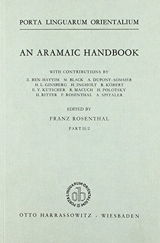 An Aramaic Handbook