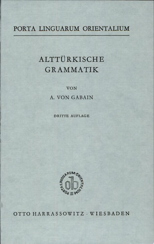 Alttürkische Grammatik