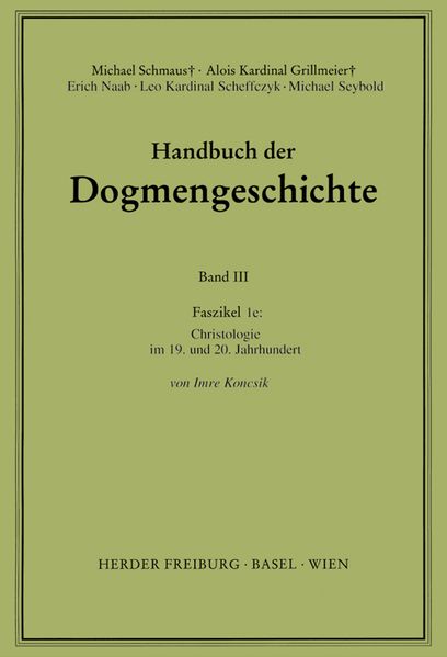Christologie im 19. und 20. Jahrhundert