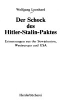 Der Schock des Hitler-Stalin-Paktes