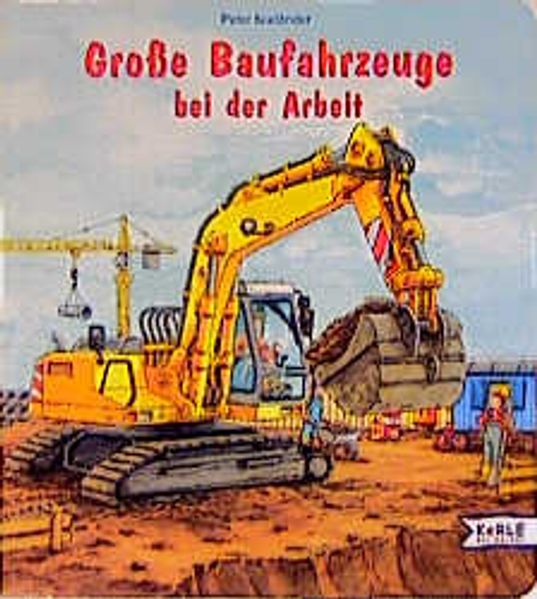 Grosse Baufahrzeuge bei der Arbeit