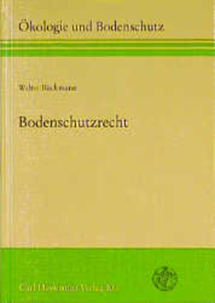 Bodenschutzrecht