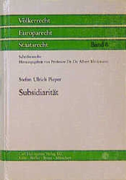 Subsidiarität