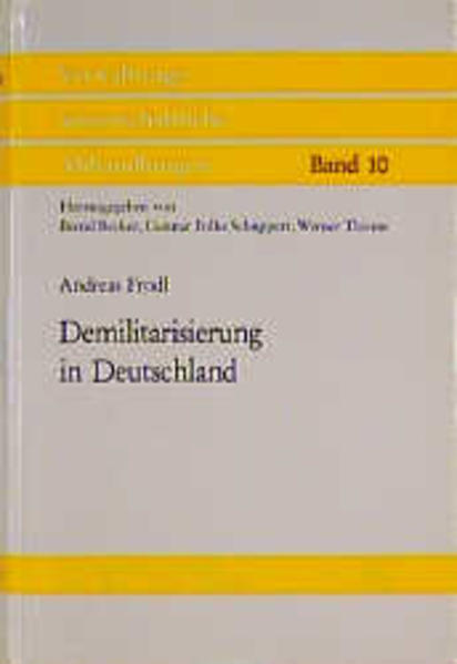 Demilitarisierung in Deutschland