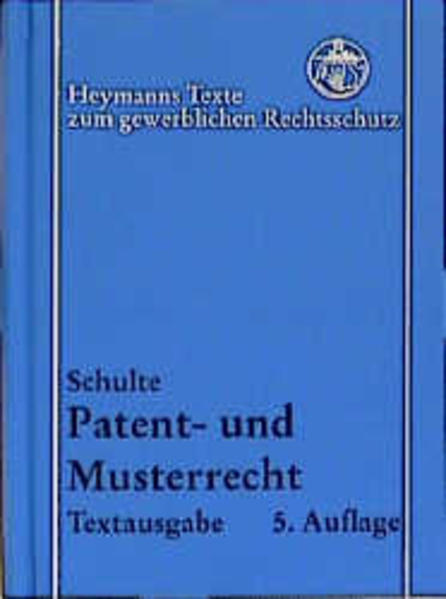 Patent- und Musterrecht