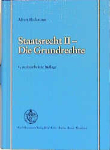 Staatsrecht II - Die Grundrechte
