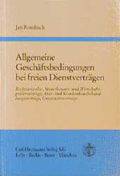 Allgemeine Geschäftsbedingungen bei freien Dienstverträgen