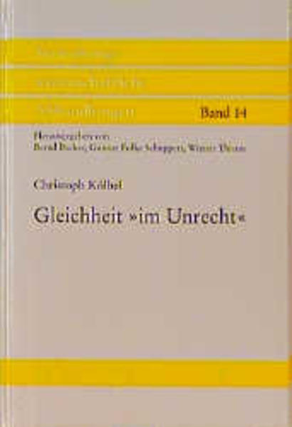 Gleichheit "im Unrecht"