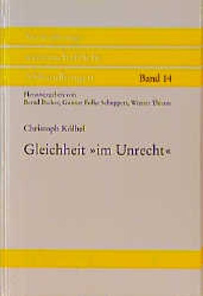 Gleichheit "im Unrecht"