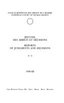 Vasilescu c. Roumanie /Vasilescu v. Romania - Hozee c. Pay-Bas /Hozee v. the Netherlands - Gündem c. Turquie /Gündem v. Turkey