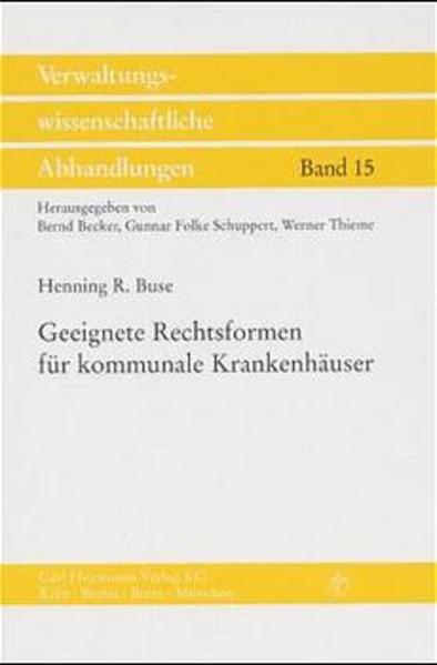 Geeignete Rechtsformen für kommunale Krankenhäuser