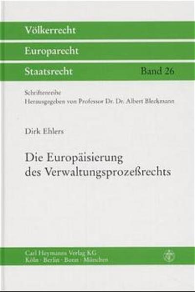 Die Europäisierung des Verwaltungsprozessrecht