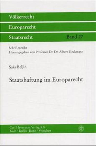 Staatshaftung im Europarecht