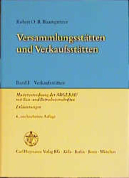 Versammlungsstätten und Verkaufsstätten / Verkaufsstätten