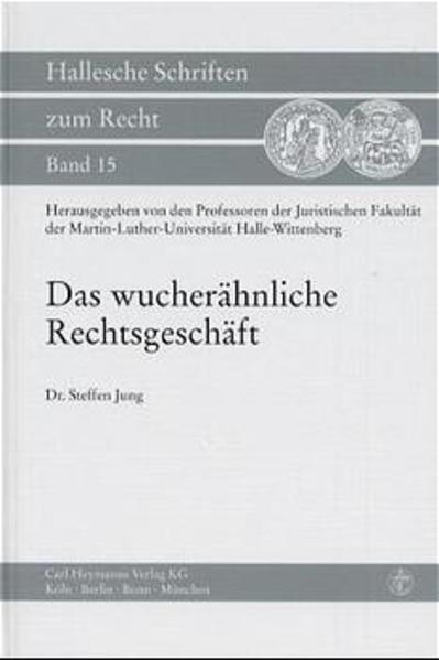 Das wucherähnliche Rechtsgeschäft