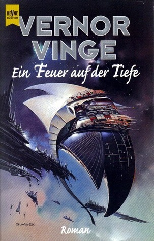Ein Feuer über der Tiefe
