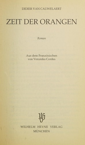 Zeit der Orangen