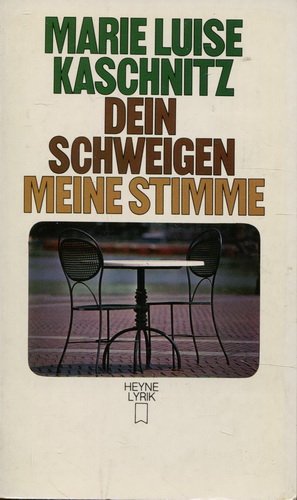 Dein Schweigen - meine Stimme.