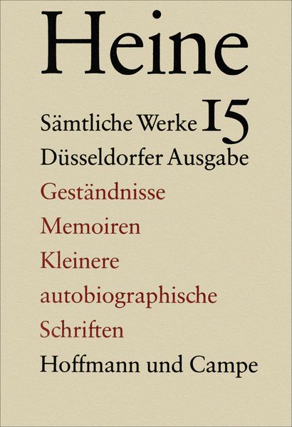 Geständnisse, Memoiren (u.a.)