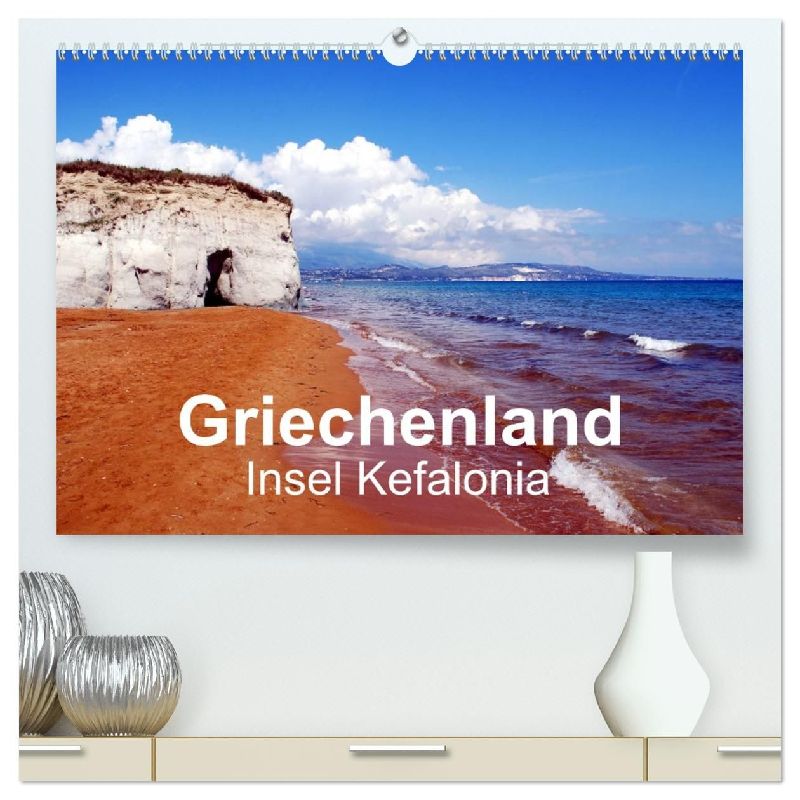 Griechenland - Insel Kefalonia (hochwertiger Premium Wandkalender 2026 DIN A2 quer), Kunstdruck in Hochglanz