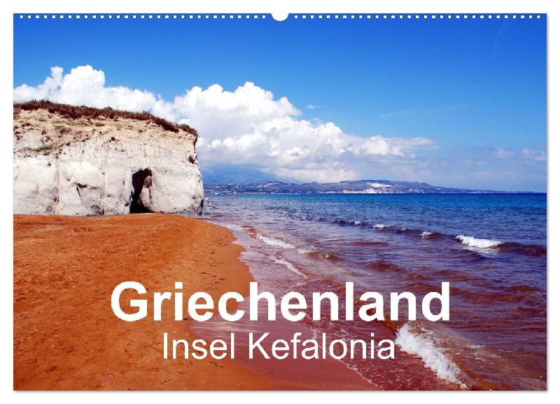 Griechenland - Insel Kefalonia (Wandkalender 2026 DIN A2 quer), CALVENDO Monatskalender
